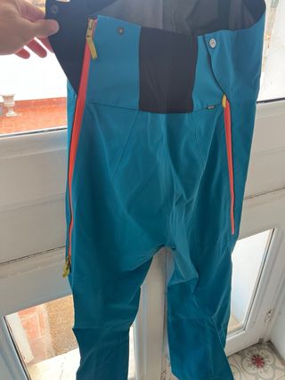 Pantalones esquí freeride Gore-Tex con peto