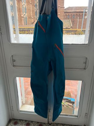Pantalones esquí freeride Gore-Tex con peto