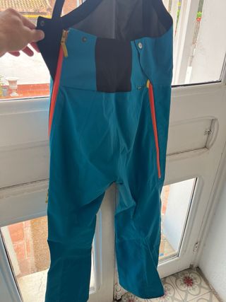 Pantalones esquí freeride Gore-Tex con peto