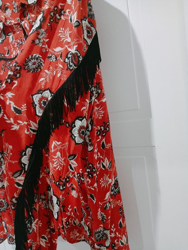 Camisa October roja estampada