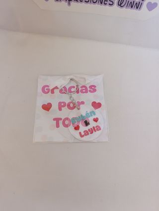 Llaveros personalizados
