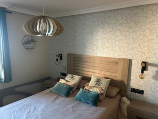 Lámpara colgante madera diseño