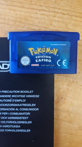 Pokémon Sapphire Versión - GBA