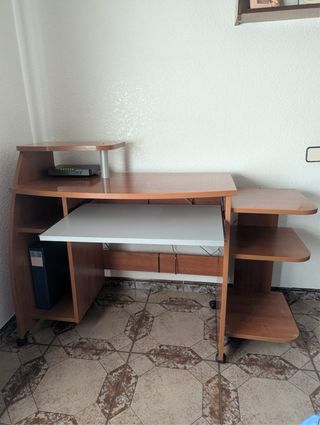 Mesa escritorio madera - marrón