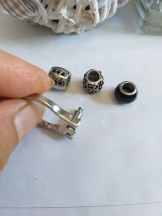 Anello 3 Charms beads acciaio Morellato 