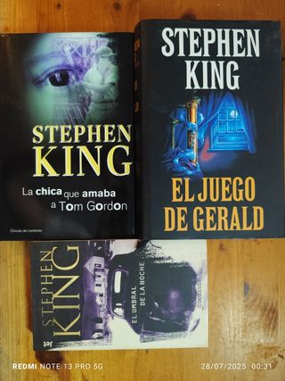 Lote 3 novelas Stephen King + 1