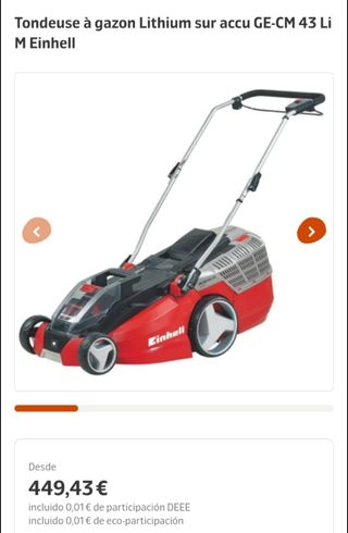 Cortacésped eléctrico