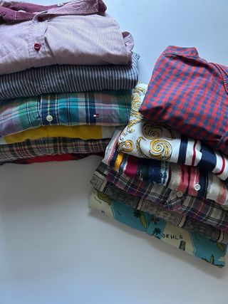 Lote camisas hombre multicolor