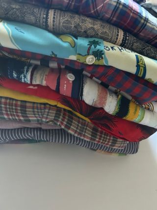 Lote camisas hombre multicolor