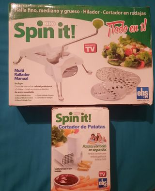 Spin it! Rallador y Cortador Patatas