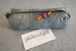 Pochette Astuccio Small verde  Fantasie di Spilli