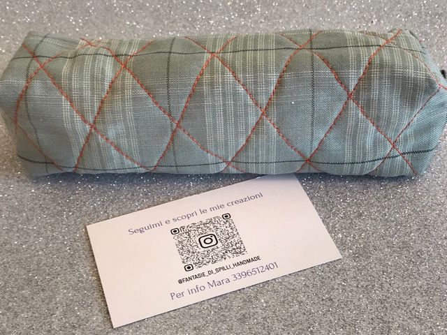 Pochette Astuccio Small verde  Fantasie di Spilli