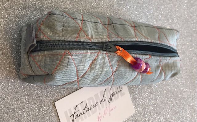 Pochette Astuccio Small verde  Fantasie di Spilli