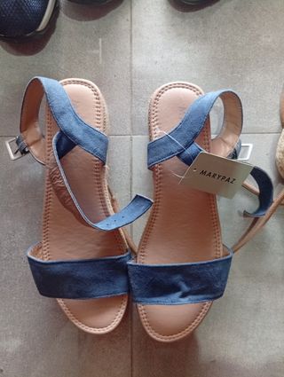 5 pares zapatos señora 39 variados