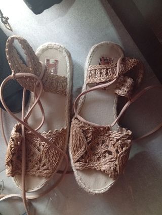 5 pares zapatos señora 39 variados