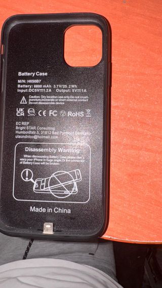 Custodia con batteria per iPhone - 6800 mAh
11 Pro Max 