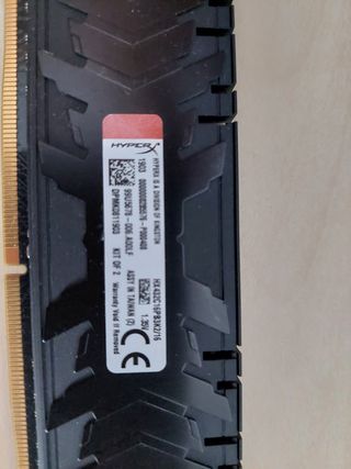 Memoria Ram ddr4 Kingston HyperX Fury 16GB (2x8GB)