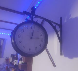 Reloj de pared doble cara - Vintage