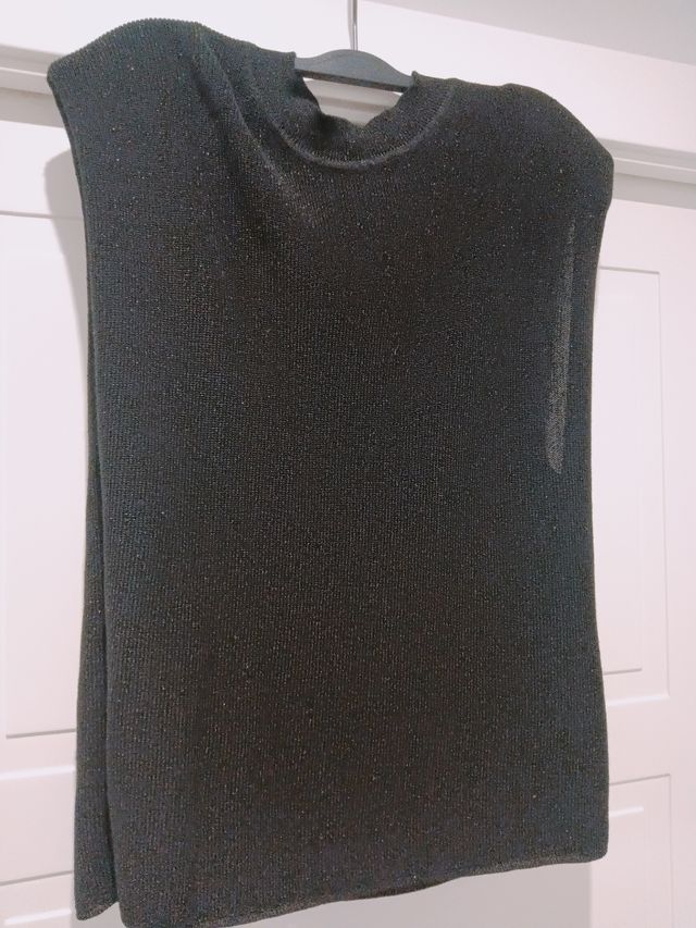 Jersey negro sin mangas