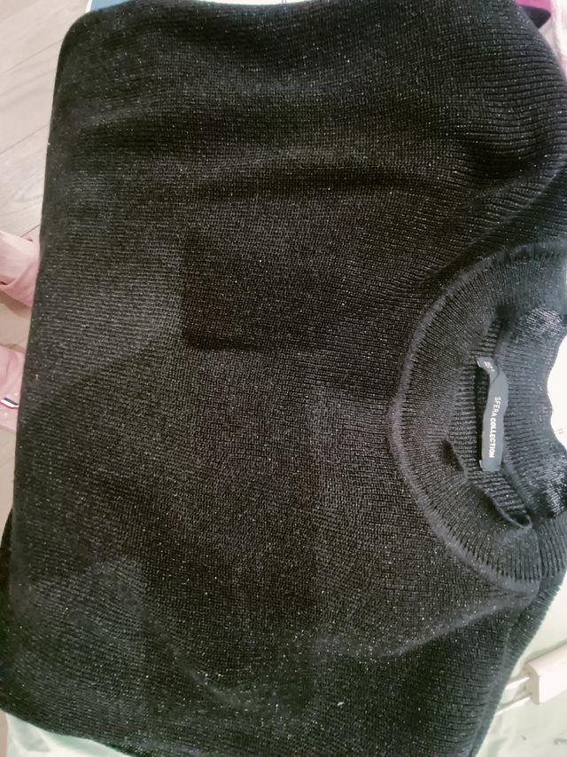 Jersey negro sin mangas