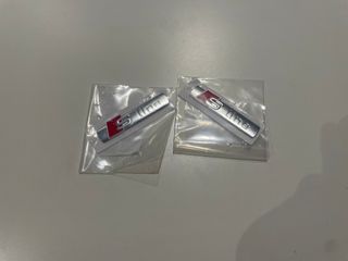 PAREJA EMBLEMAS S-LINE AUDI