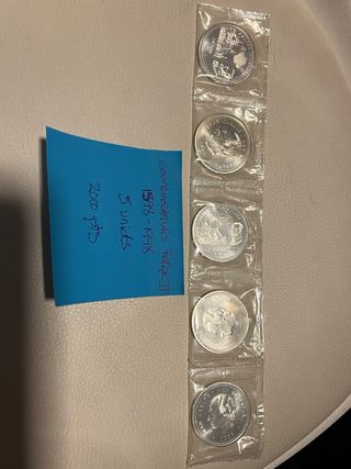 Moneda Plata Felipe II 2000 Ptas