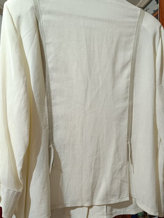 Chaqueta lino beige - elegante