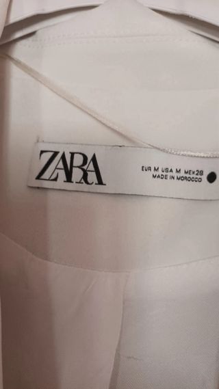 Chaleco Zara blanco - sin mangas