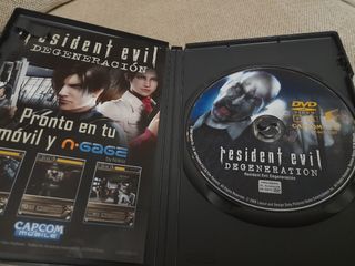 Película Resident Evil Degeneración en DVD