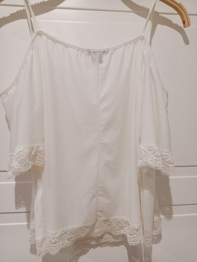 Blusa blanca AMISU - Talla L