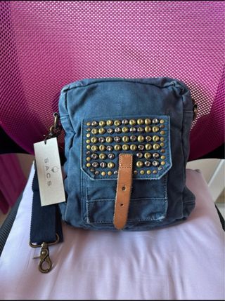 Bolso bandolera Sacs Barcelona - Azul marino