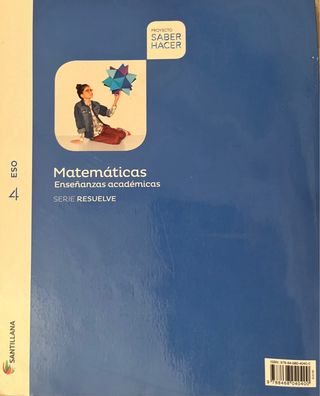 MATEMATICAS ENSEÑANZAS ACADEMICAS SERIE RESUELV...
