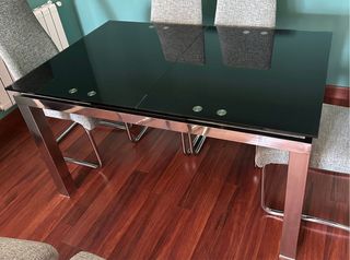 Mesa cristal extensible - Comedor