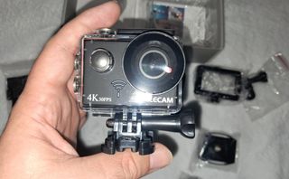 Cámara deportiva 4K WiFi +accesorios+batería extra