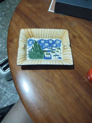 Cenicero cerámico artesanal