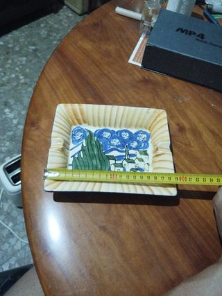 Cenicero cerámico artesanal