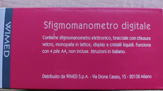 Sfigomanometro digitale Wimed