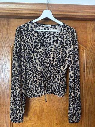 Blusa Zara leopardo