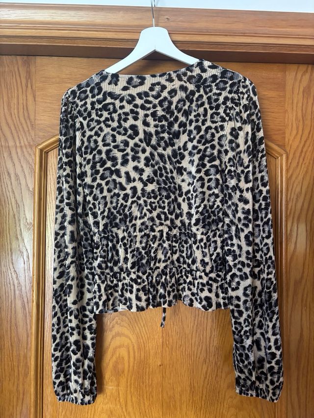 Blusa Zara leopardo