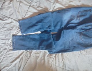 Jeans ajustados mujer - Azul
