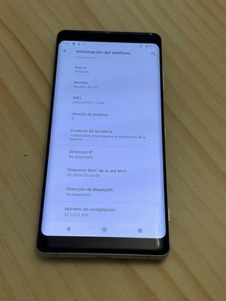 Smartphone Sony Xperia XZ3 64 GB argento