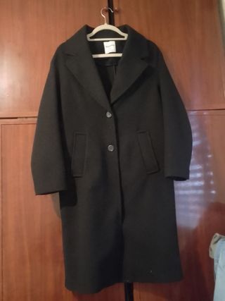 Chaquetón negro estilo marinero