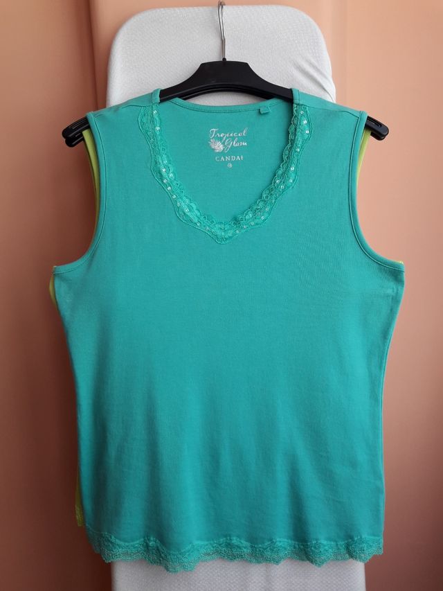 Camiseta verde turquesa, CyA, Canda.