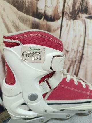 Patines en línea  nº 38 por no darle uso