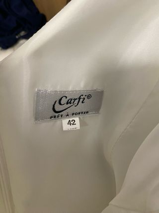 Vestido fiesta mujer talla 42 - Blanco/Morado