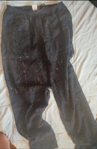 Conjunto encaje negro - 2 piezas