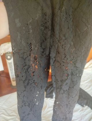 Conjunto encaje negro - 2 piezas