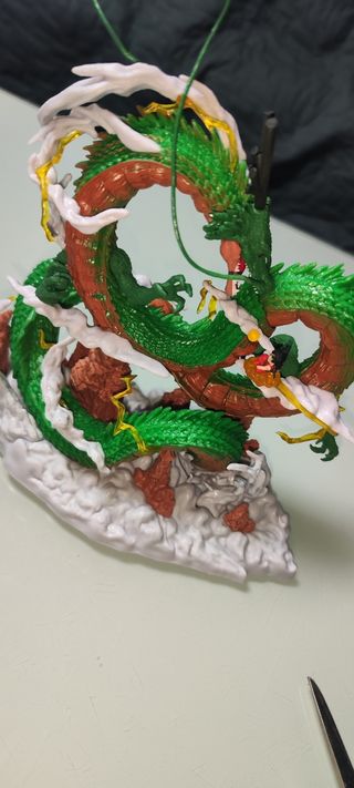 Shenron & Goku - Figura Dragon Ball 24cm