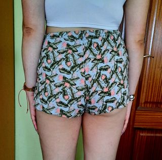 Falda pantalón verde - Talla M