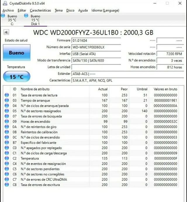 2 Discos Duros WD de 2TB Enterprise
" IMPECABLES."